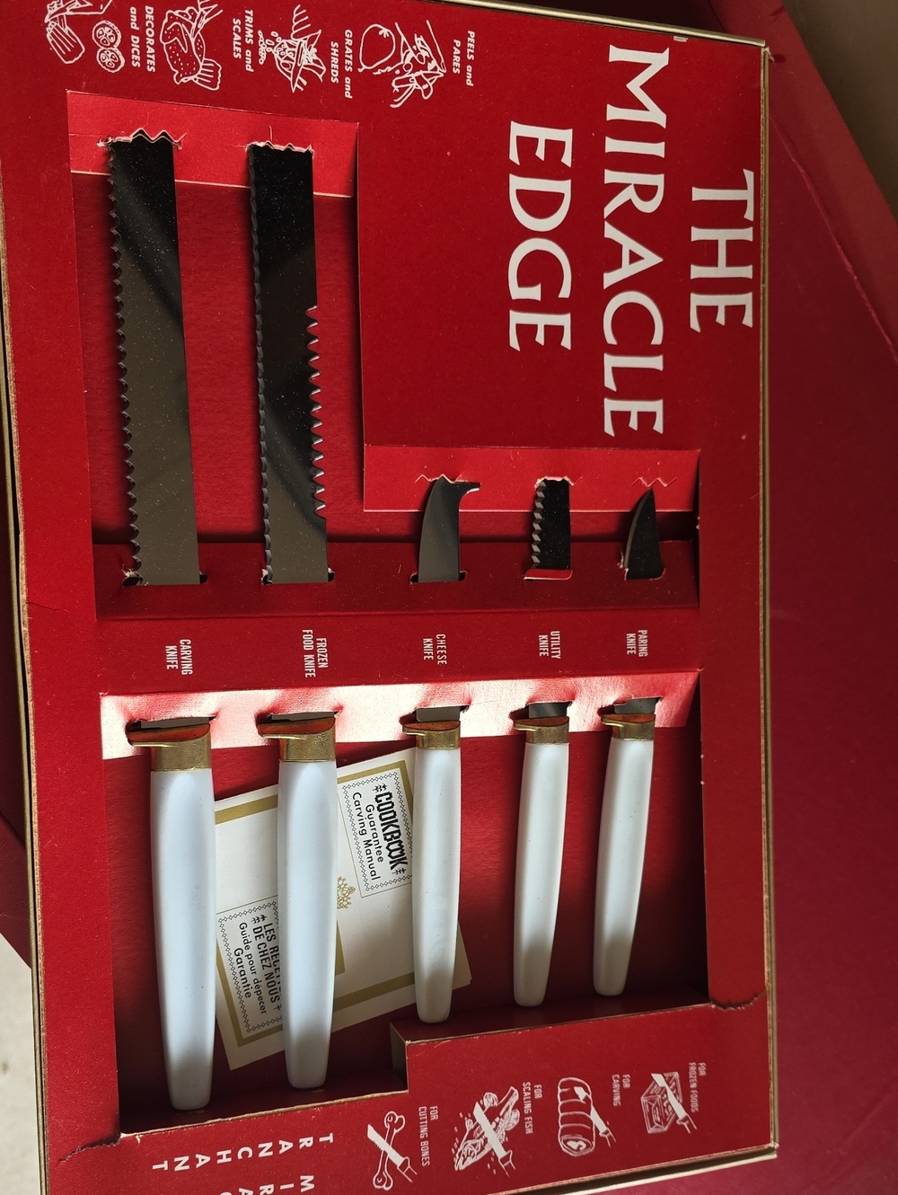 The Miracle Edge Knife Set - White